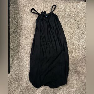 Old Navy Sleeveless Shirred Maxi Dress - Black